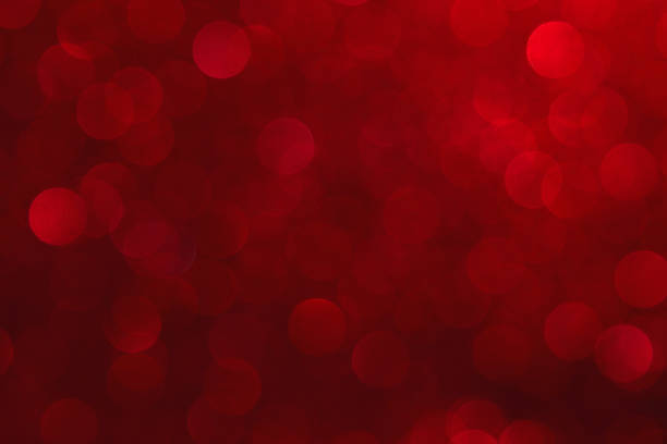 istock Abstract Red Color Bokeh Background 2203289333
