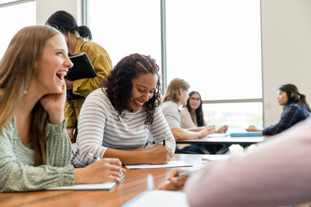 istock Diverse Group of Students Collaborating in a Classroom 2203305685