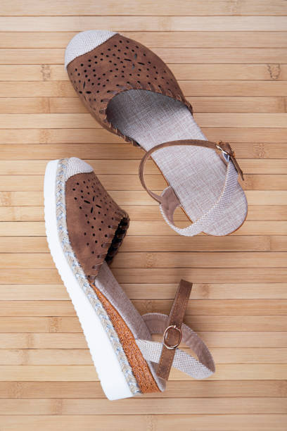 istock A pair of women's  sandals 2203314713