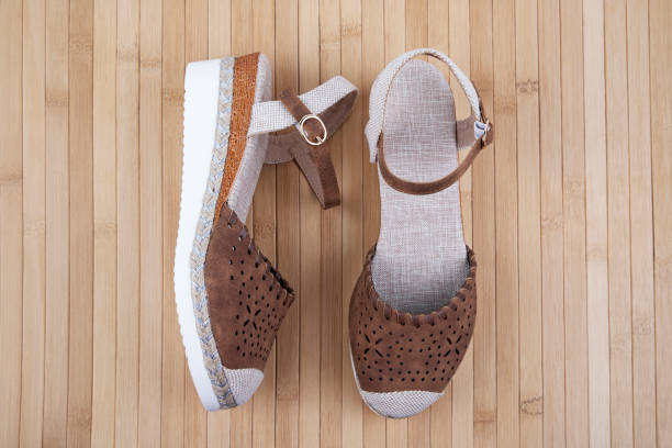 istock A pair of women's  sandals 2203314776