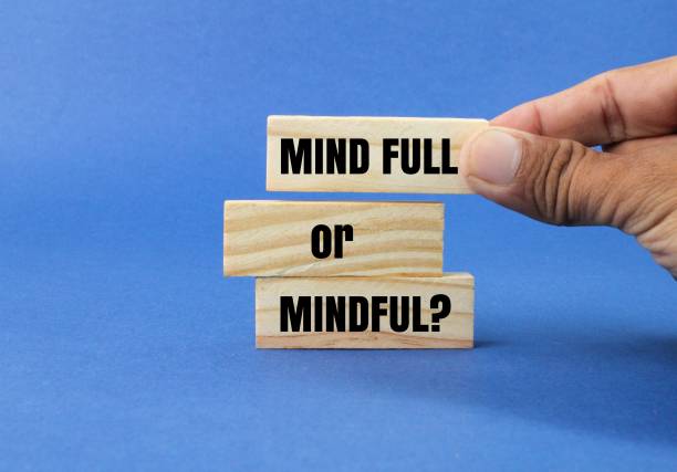 istock three sticks with the word Mind full or mindful. the concept of mind or thought 2203315713
