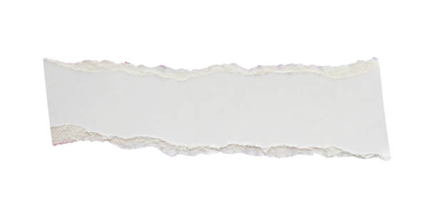 istock White ripped paper torn edges strips isolated on white background 2203321786