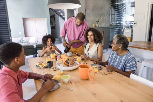 istock Sharing Smiles and Pancakes: The Magic of Weekend Breakfasts 2203322184