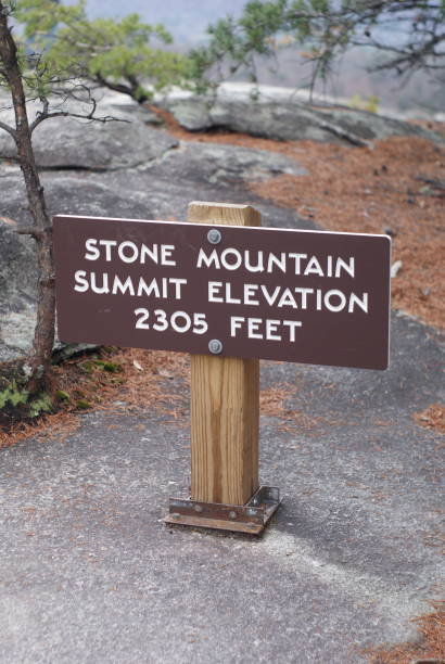 istock Summit of Stone Mountain Sign 2203323700
