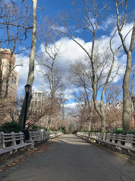 Carl Schurz Park on a winter day