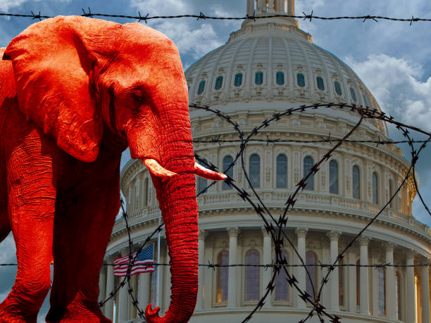 istock Republican Elephant Agenda 2203339874