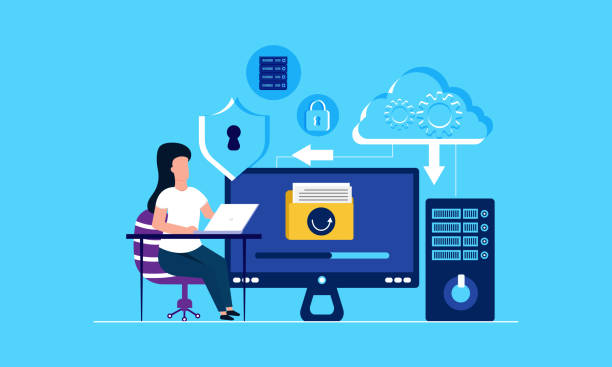 Cloud computing. Data Center. Web hosting service concept Cloud computing. Data Center. Web hosting service concept vpn 3d stock illustrations