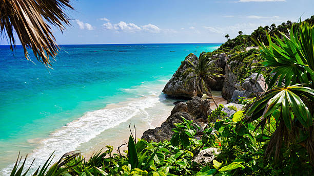 istock Caribbean Sea views,Tulum Maya ruins,Mexico 2203341640