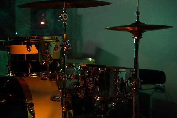 istock Musical instruments, drums and rock star. 2203345573