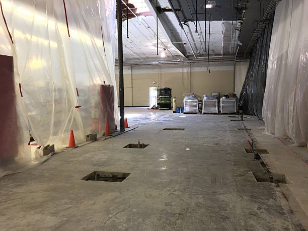 istock A Retail Store Having a Big Remodel with Plastic Partitions Hanging from Ceiling 2203346508