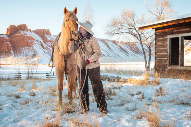 istock Wyoming Winter Ranch 2203350303