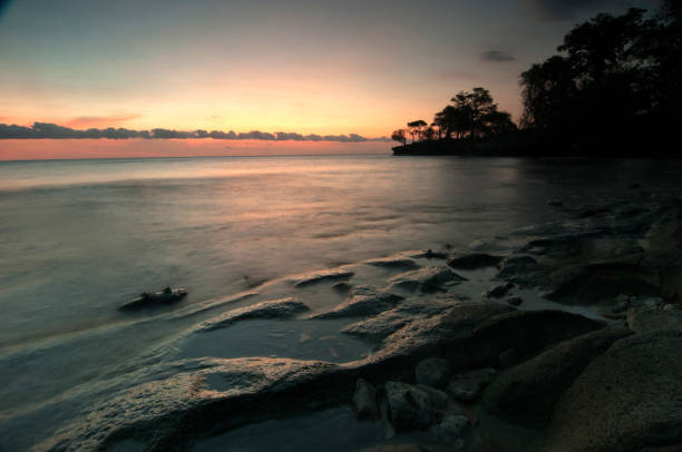 Panorama Topejawa beach at Takalar Indonesia