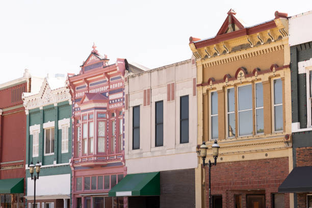 istock Historic Downtown Ottawa Kansas Cityscape 2203355935