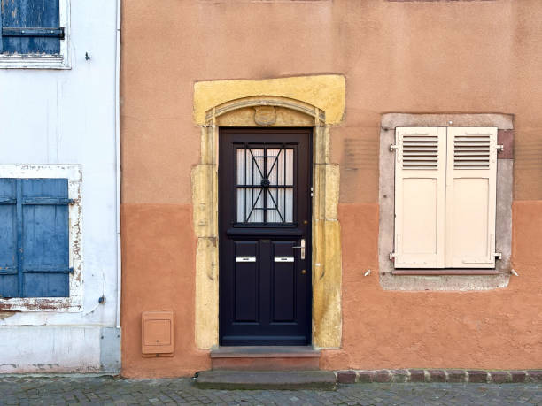 istock Doors and windows of European style houses 2203356308