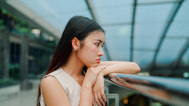 istock Businesswoman working hard and feeling tired 2203363704