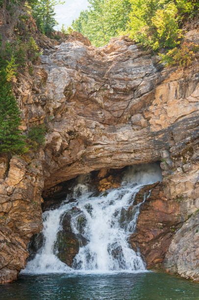 istock Sunny Day at Running Eagle Falls in Glacier National Park 2203365687