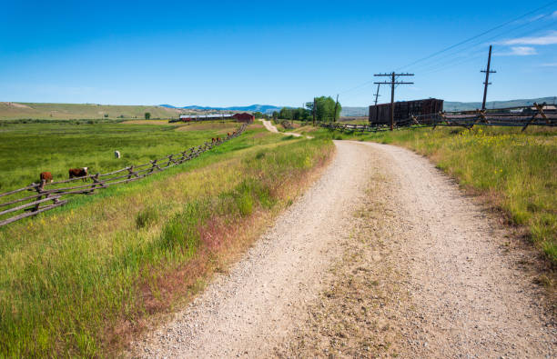 istock Dirt Road at Grant-Kohrs Ranch National Historic Site 2203367606