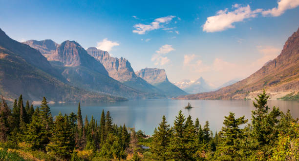 istock Clear Day, St. Mary Lake at Glacier National Park 2203367743