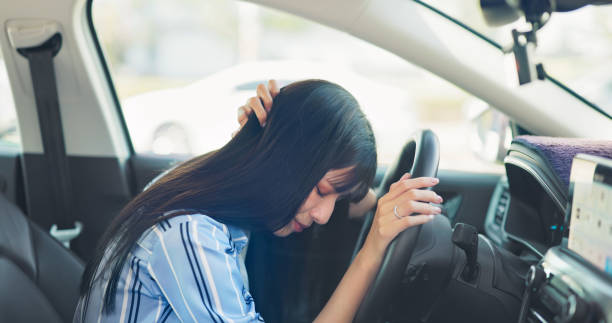 istock businesswoman tired and depressed 2203370214