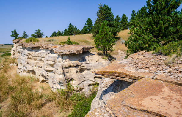 istock Rock Formation at Rosebud Battlefield State Park 2203372995