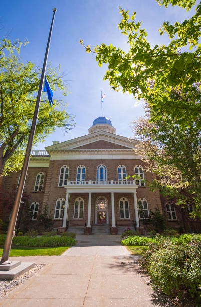 istock Sunny Morning at the Nevada State Capitol building 2203373639