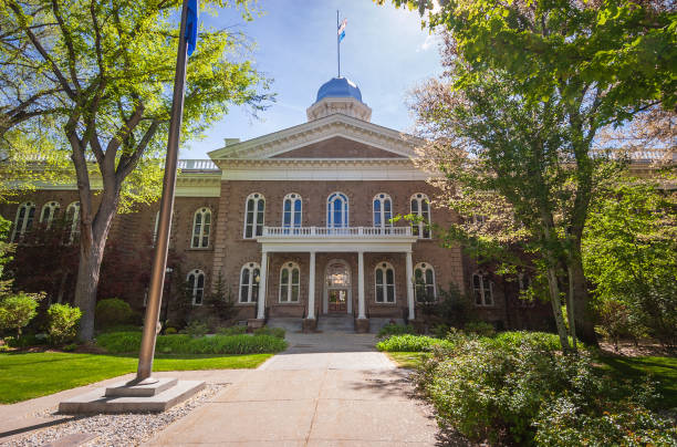istock Sunny Morning at the Nevada State Capitol building 2203373968