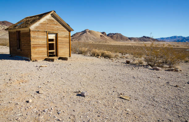 istock Abandoned shack at Rhyolite in Nevada 2203375375