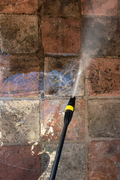 istock Cleaning Pavement with High Pressure Washer 2203377185