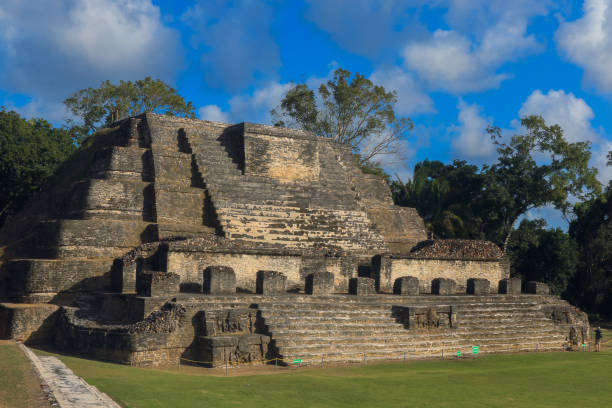 istock Exploring Altun Ha ruins in Belize during a sunny day with clear skies 2203386287