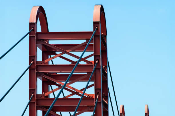 istock tower and cable in the suspension bridge 2203386982