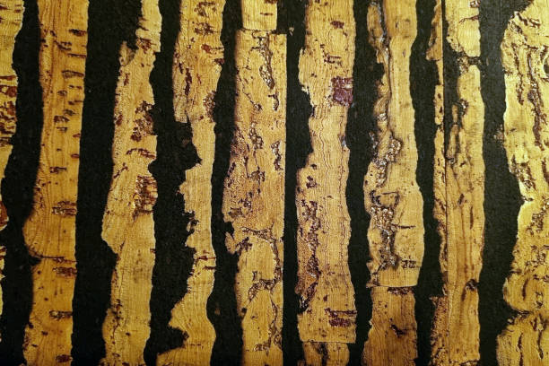 Natural Wood Grain Textured Abstract for Rustic Art and Design Themes