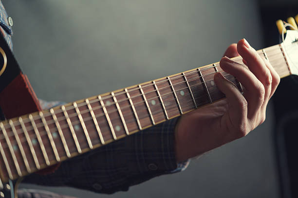 istock A man plays the guitar close-up 2203396965