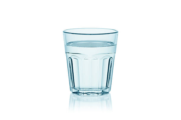 istock Glass of water isolated on white background 2203397080