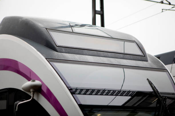 istock Close-up of a modern train 2203398691