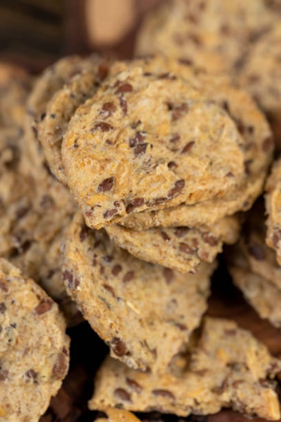 istock natural data cookies with the addition of flax seeds 2203401771