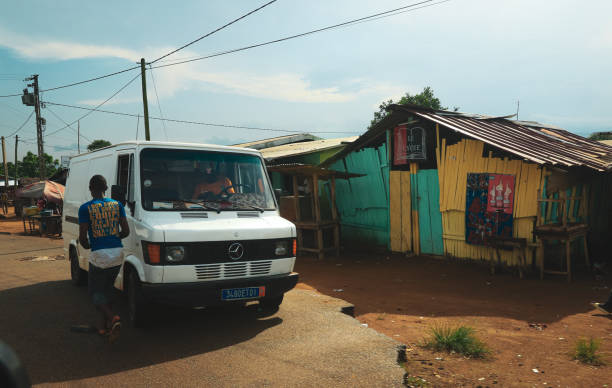 african kids out in the street.