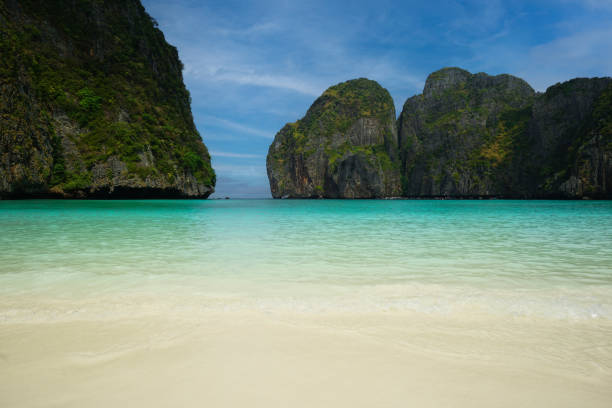 istock Beautiful and stunning view of Maya Bay, Phi Phi Island, Thailand. 2203410422
