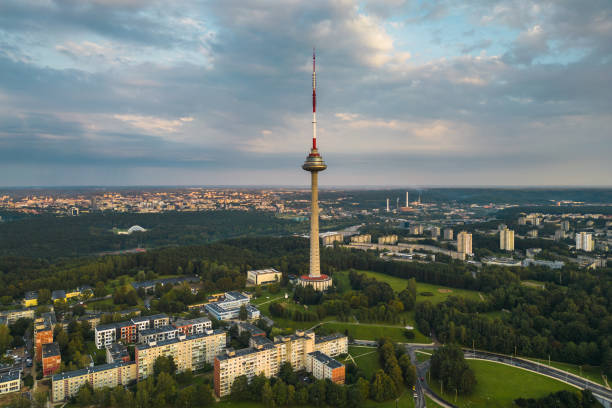 istock Vilnius TV Tower Aerial View 2203417177