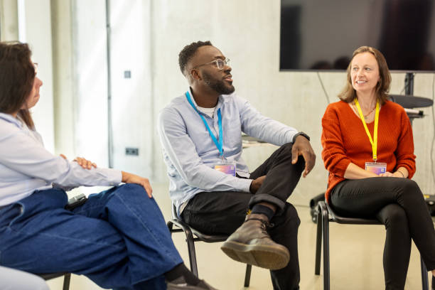 istock Diverse group of entrepreneurs collaborating during brainstorming session 2203423680