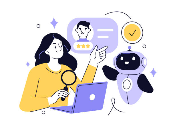 현대적 채용 - 플랫 디자인 stock illustrations