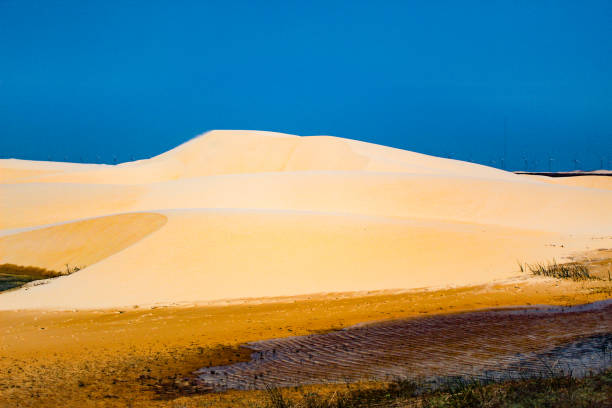 istock Rolling sand dunes in the Barreirinhas desert 2203437882