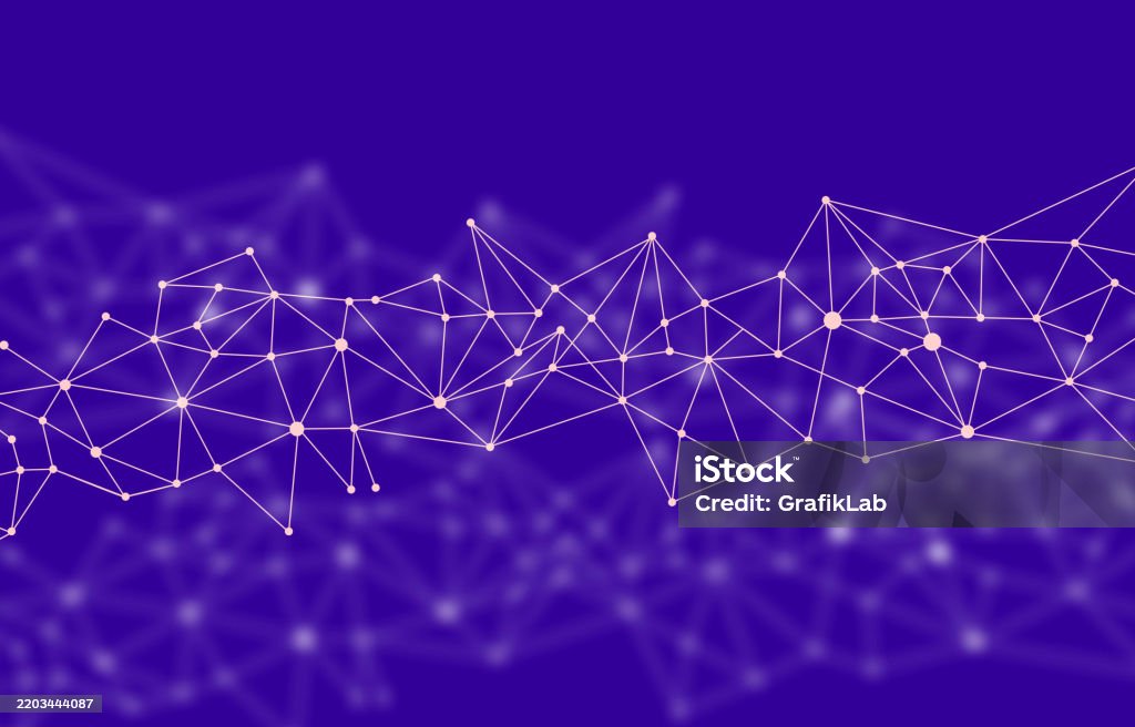 Connection Design Abstract Digital Connections And Abstract Network Structure Stock Illustration ...