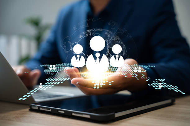 istock HRM human resource management, Recruitment strategy, HR professional using technology to streamline hiring processes, Job application, Job interview, Talent acquisition, Organizational development. 2203445832