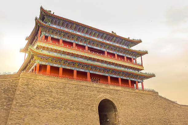 istock Zhengyangmen Gate front view, Beijing, China 2203451200