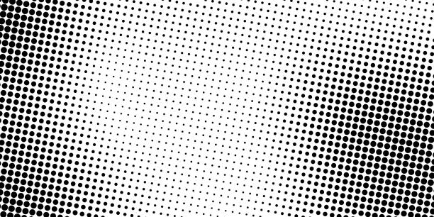 stockillustraties, clipart, cartoons en iconen met abstract halftone pattern. background texture retro effect point, pop art, and comic. vector illustration - gespikkeld