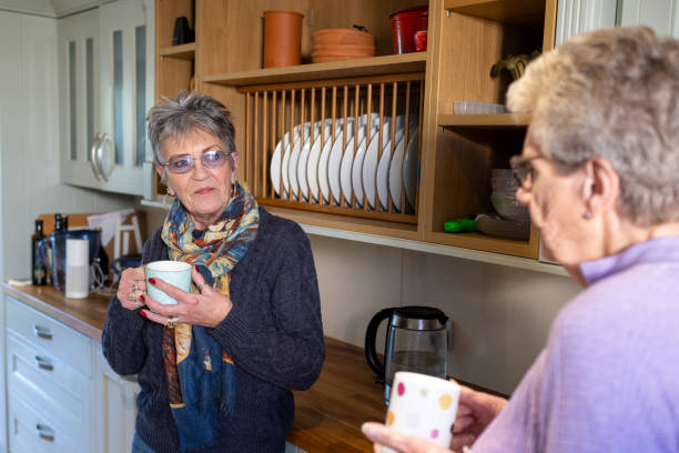 istock Catching Up Over a Cup of Tea 2203454689