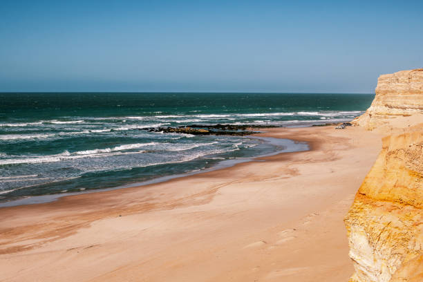 Landscape of the city of Dakhla in southern Morocco