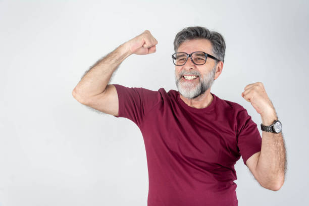 istock Extremely excited overjoyed indian man shouting making yes gesture, amazed with his victory 2203468502