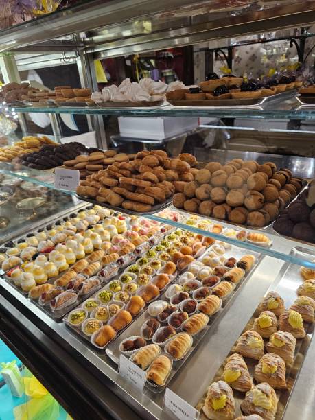 istock Sweets in Italian cafe 2203469405