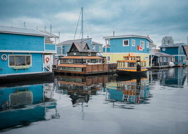 istock boat houses in Victoria 2203470376
